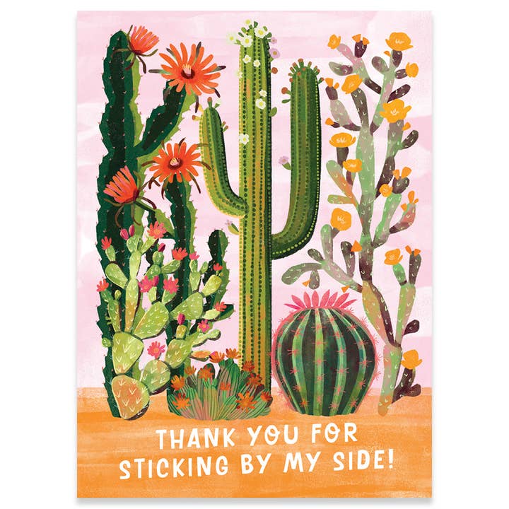 Sticking Thank You Greeting Card - Just Fabulous Palm Springs