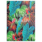 Jungle Leaves Birthday Card - Just Fabulous Palm Springs