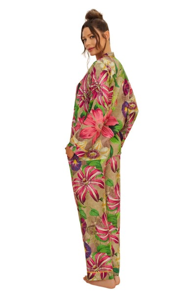 Oversized Botanicals Pajamas