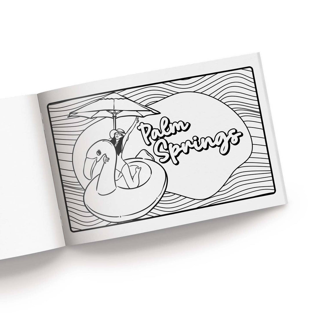Palm Springs Coloring Book