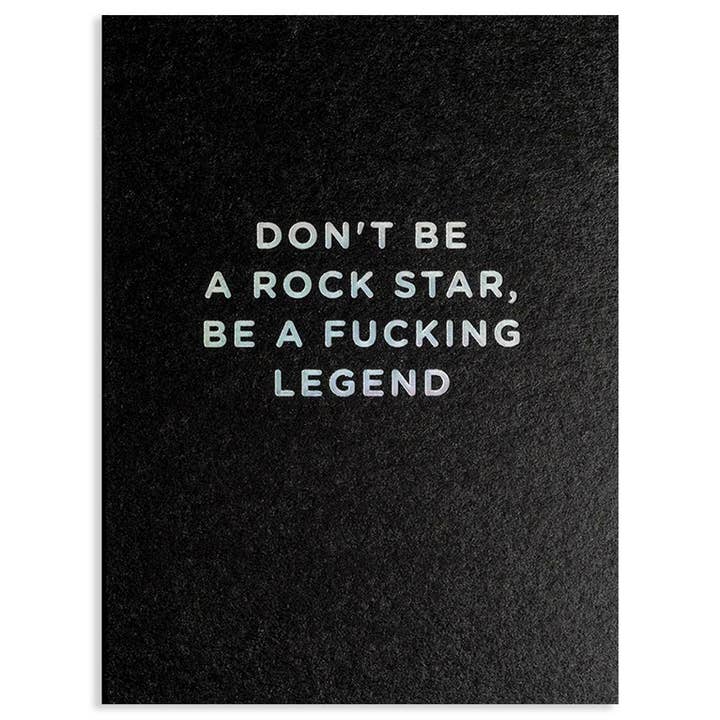 Rock Star Greeting Card - Just Fabulous Palm Springs
