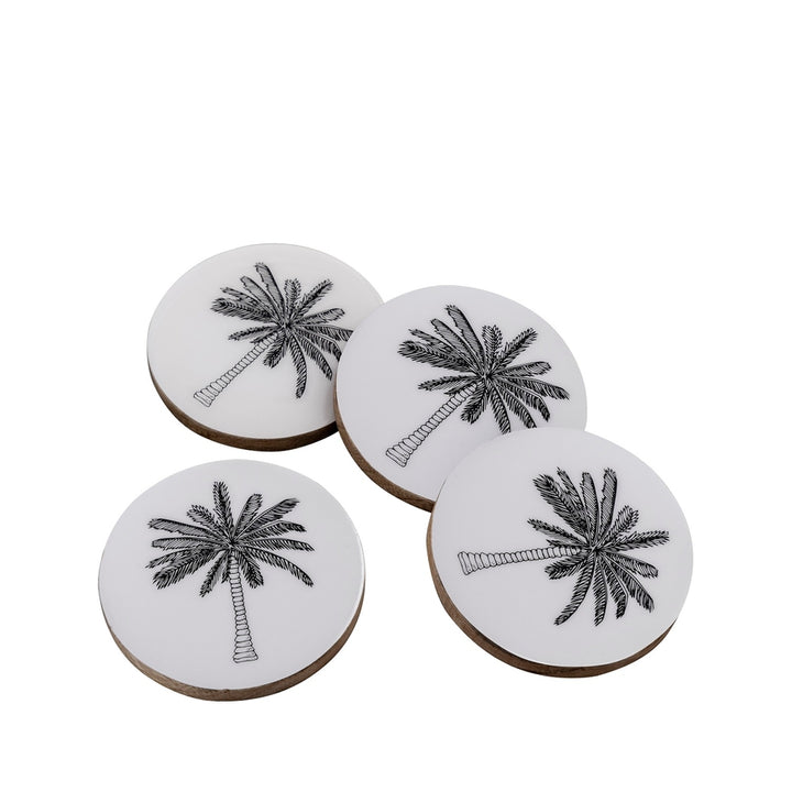 Mango Wood Coasters Set