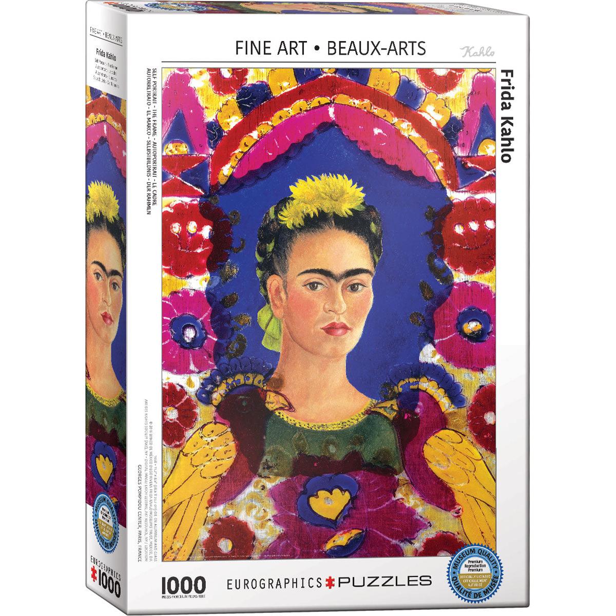 Self Portrait, The Frame By Frida Kahlo Puzzle