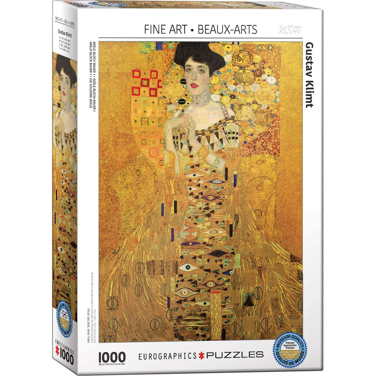 Adele Bloch-Bauer I  By Gustav Klimt Puzzle