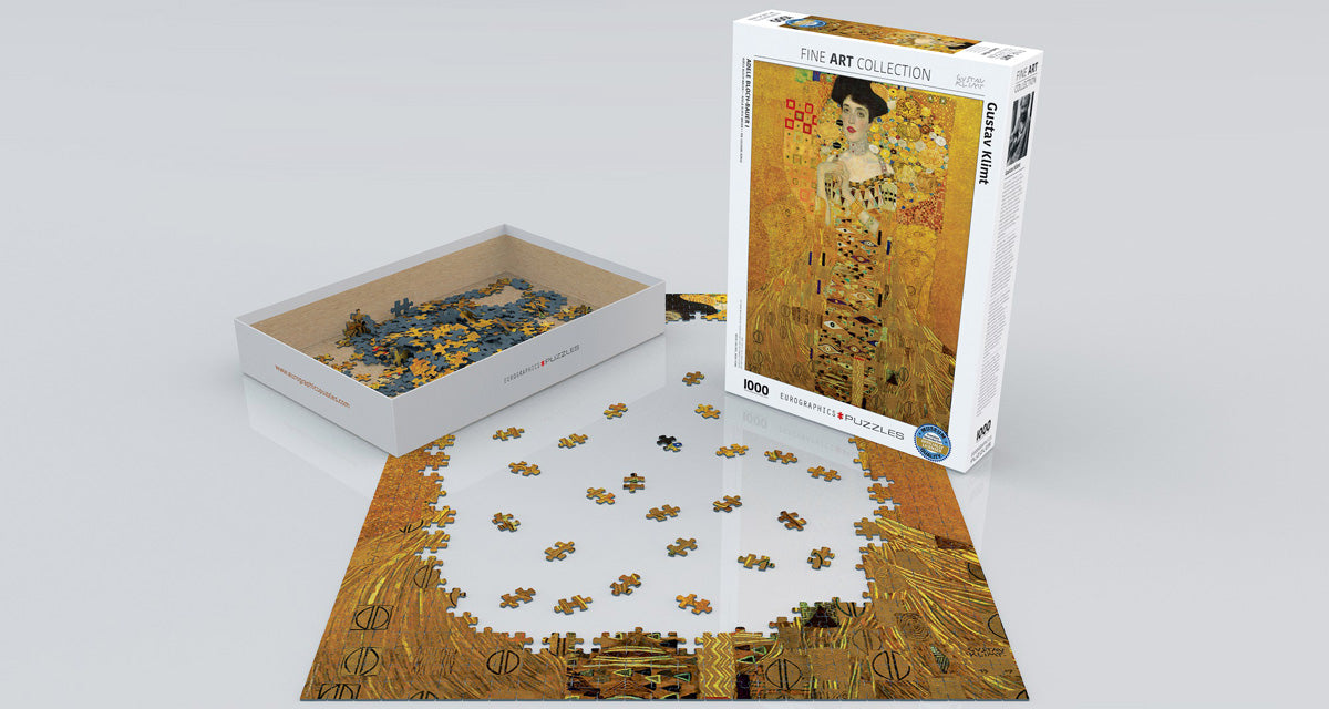 Adele Bloch-Bauer I  By Gustav Klimt Puzzle