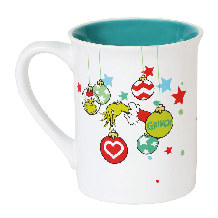 Resting Grinch Face Holiday Mug