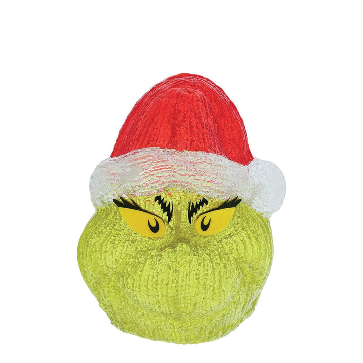 Grinch Head Light Up Figurine - 8"