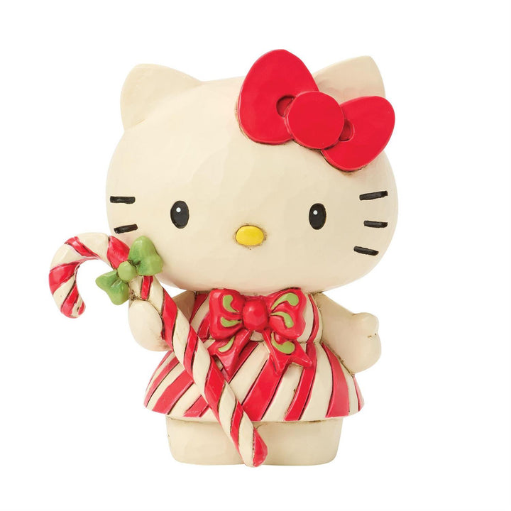 Hello Kitty Candy Cane Mini Figurine