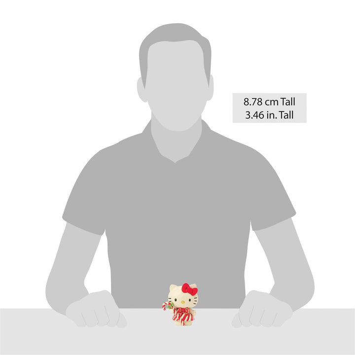 Hello Kitty Candy Cane Mini Figurine