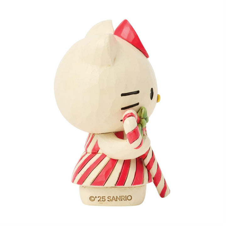Hello Kitty Candy Cane Mini Figurine