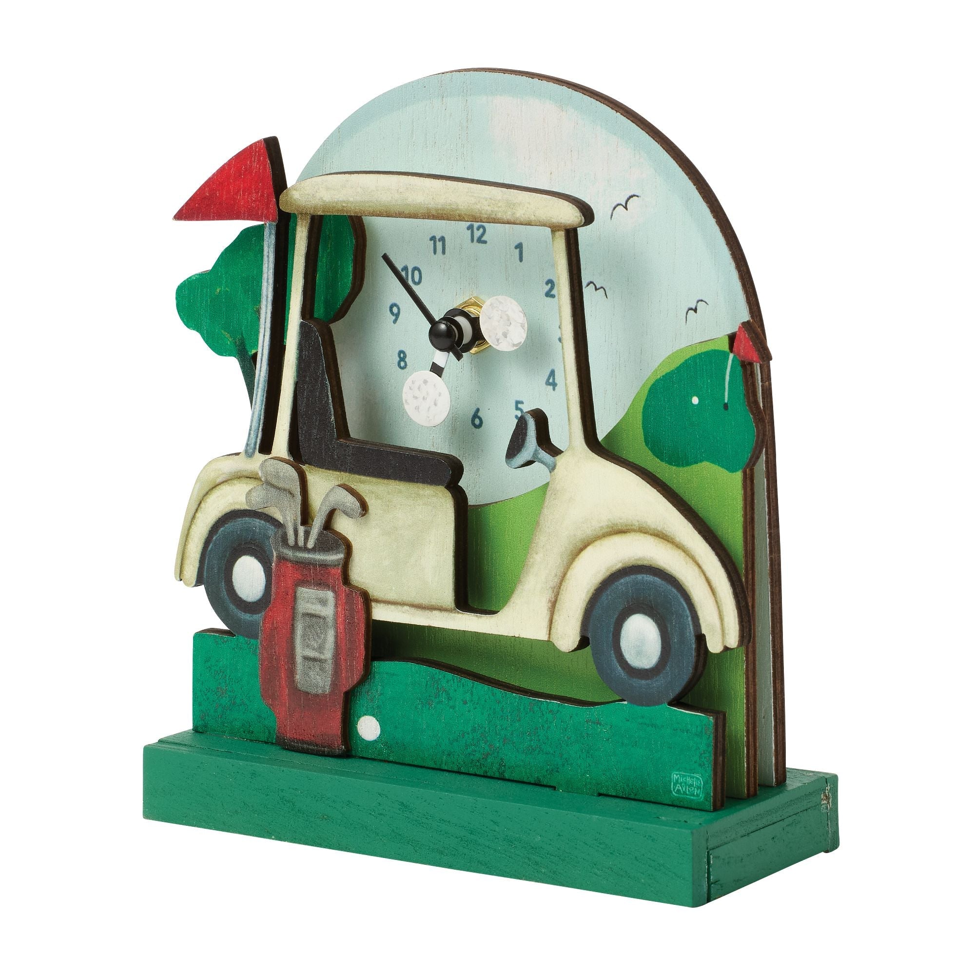 Tee Time Desk Clock