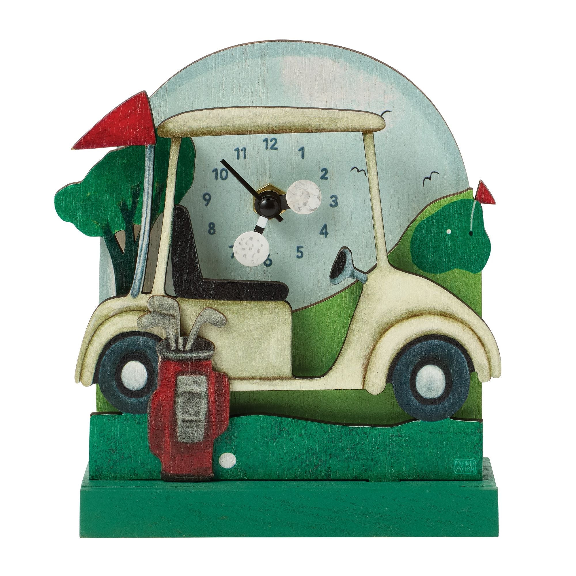 Tee Time Desk Clock
