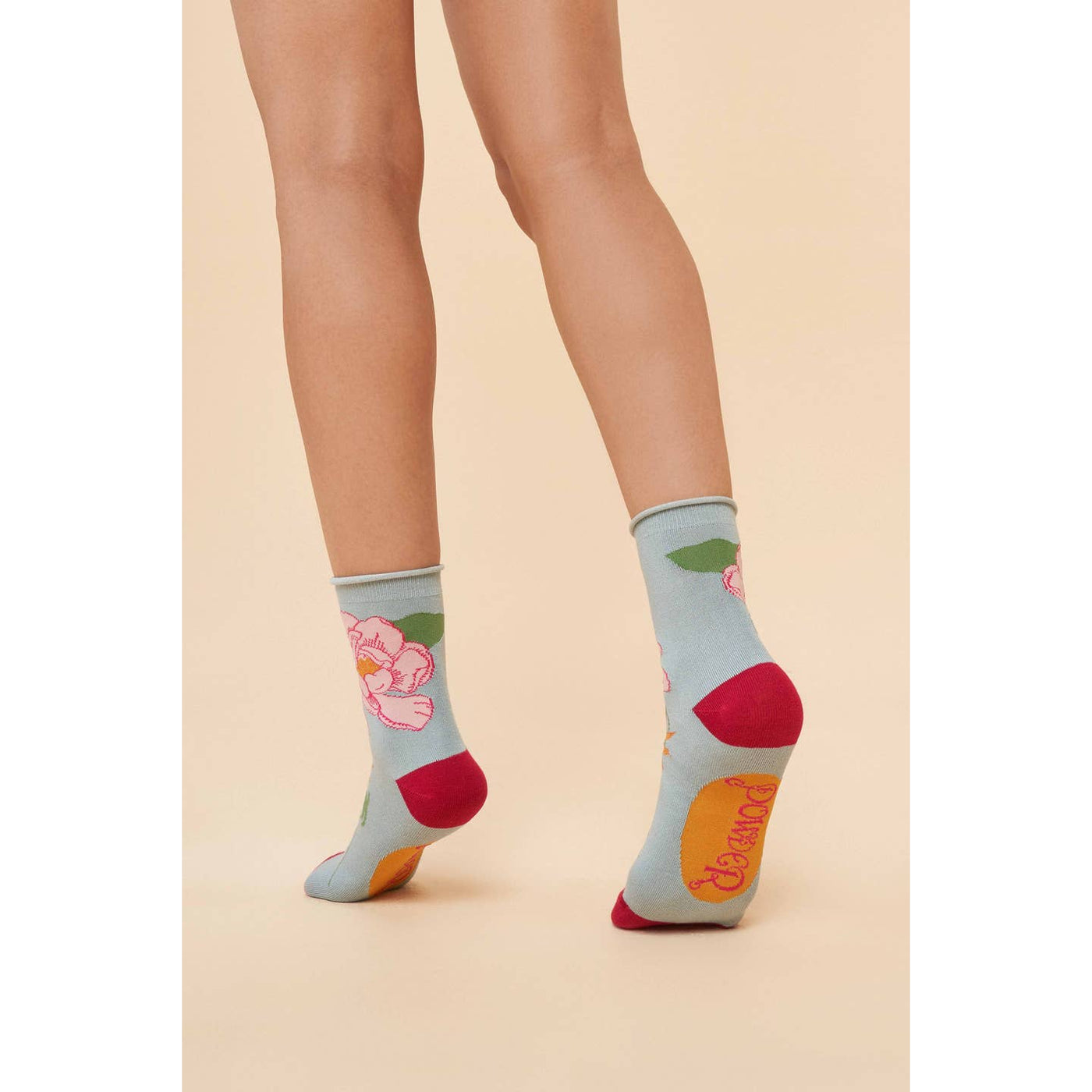 Ice Tropical Flora Ankle Socks