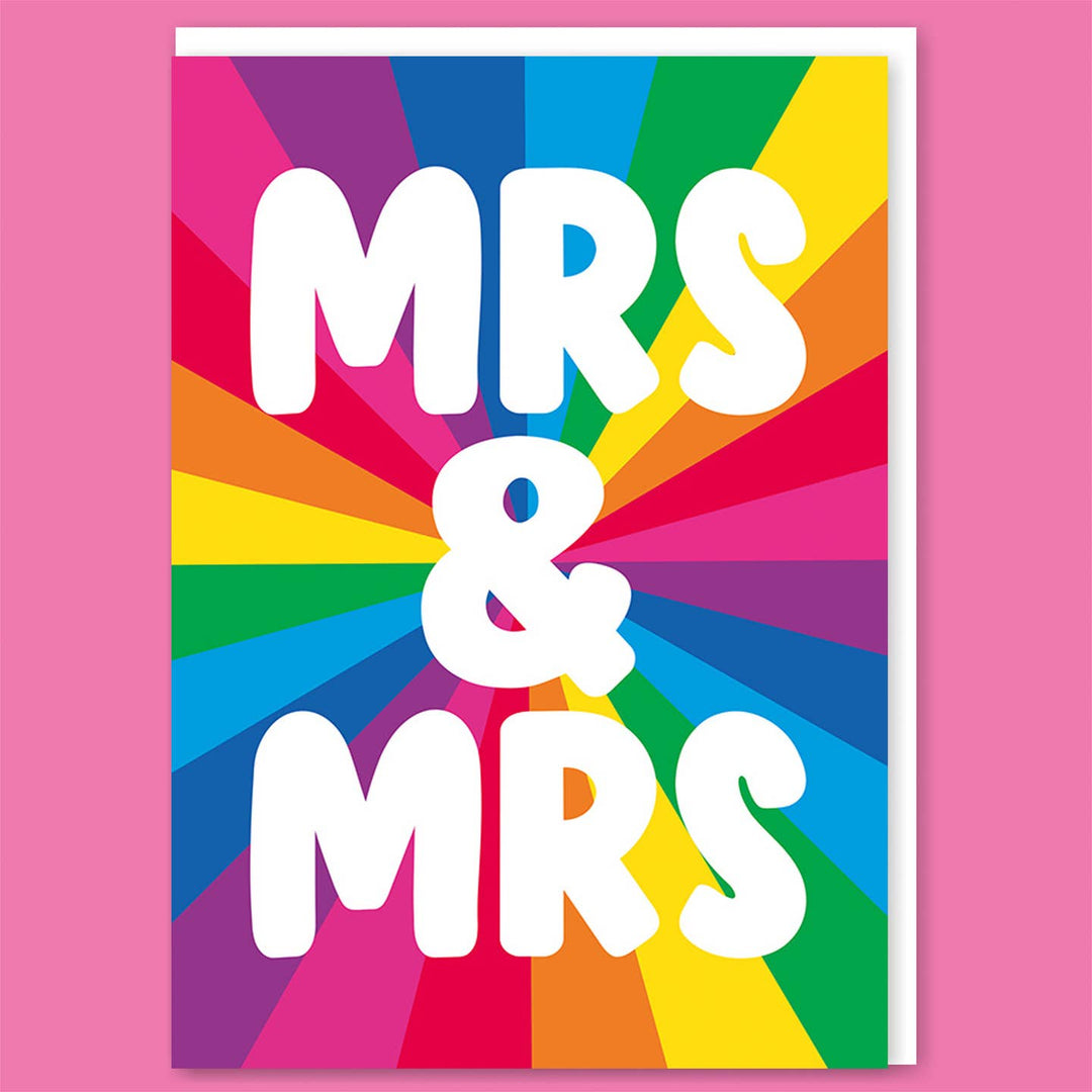 Mrs and Mrs Greeting Card