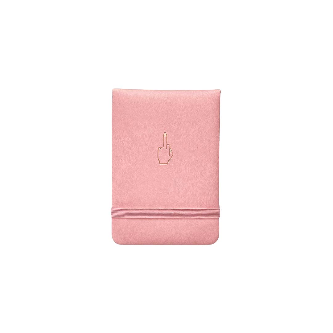 Middle Finger Pocket Journal - Pink