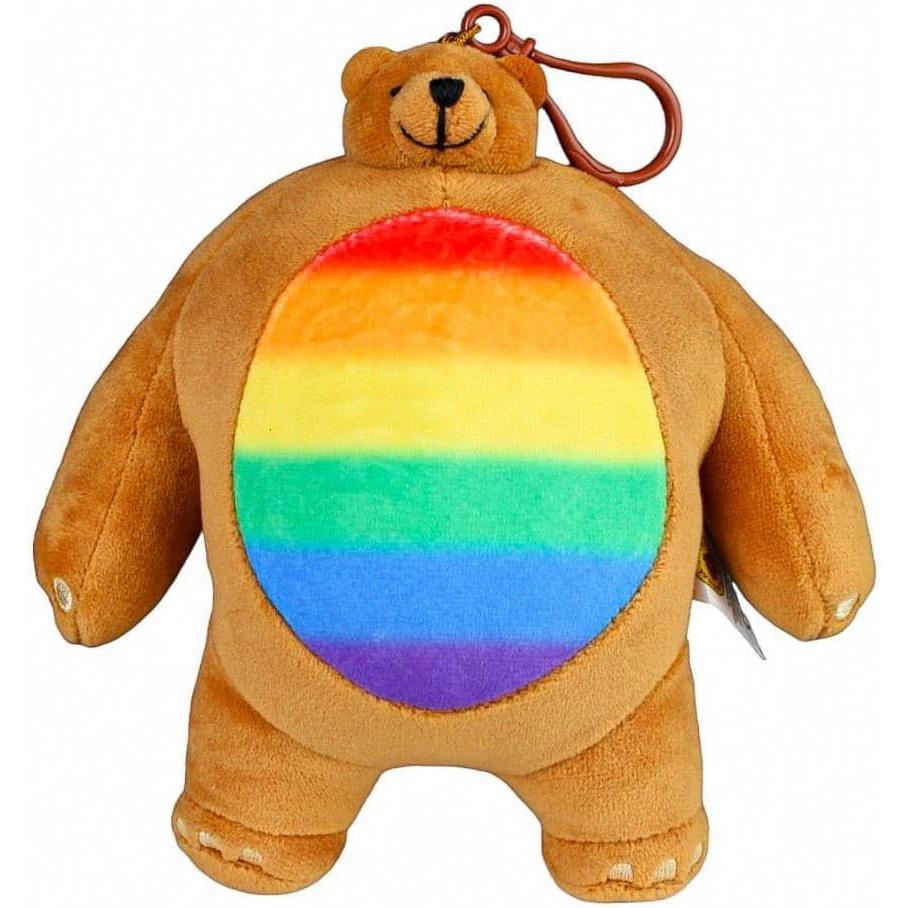 Tiny Headed Kingdom: Rainbow Pip Pride Bear Bag Charm