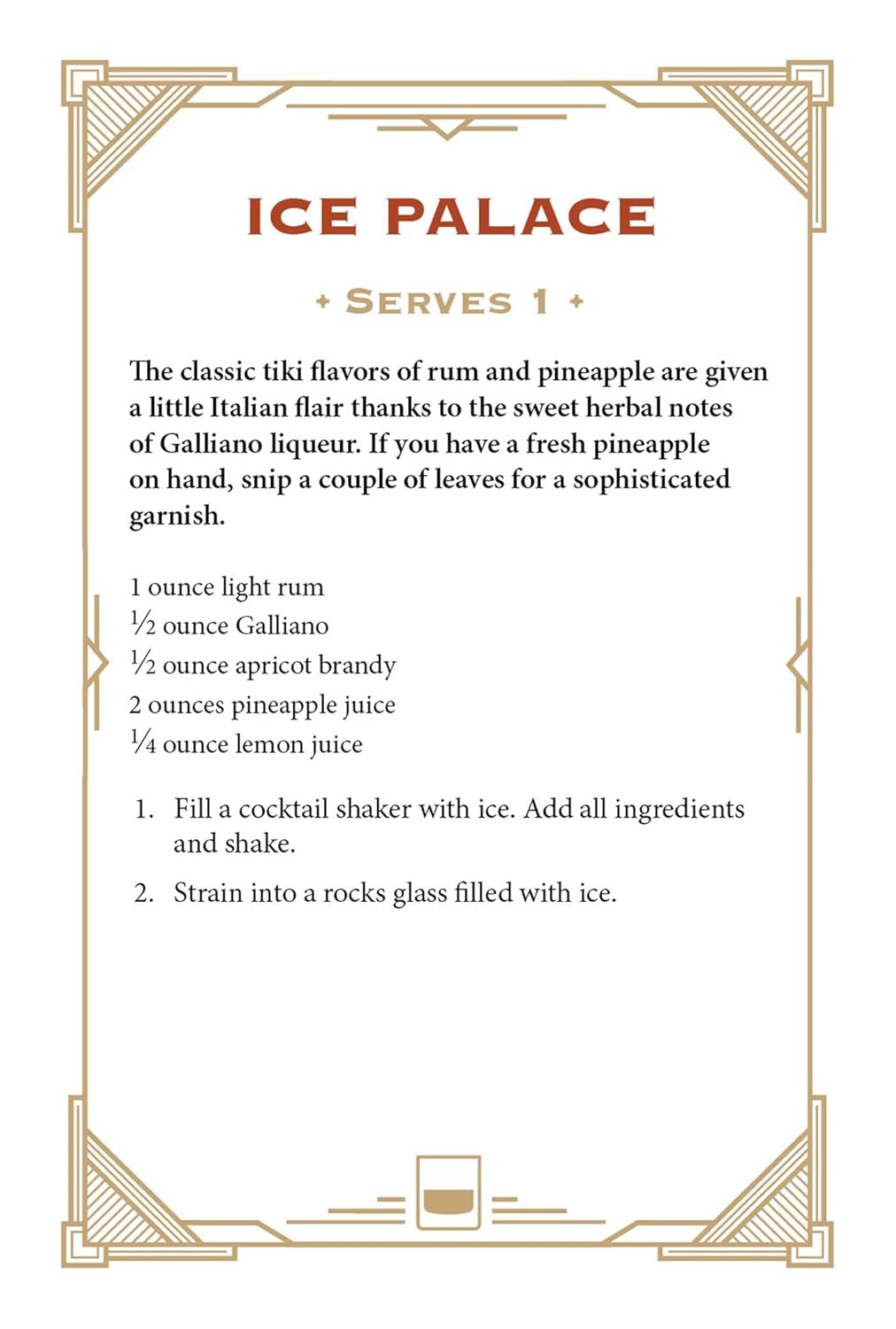 Rum Cocktail Cards A-Z