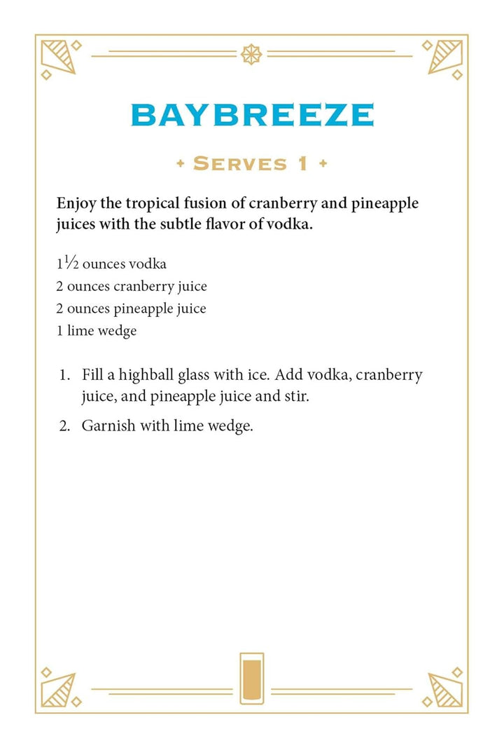Vodka Cocktail Cards A-Z