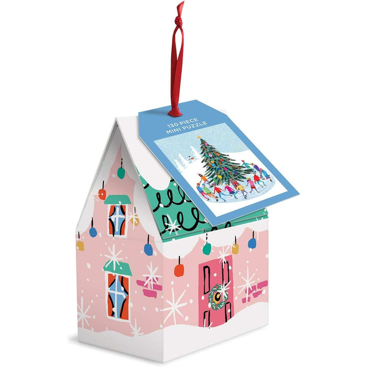 Tree Skaters 130-Piece Mini Puzzle Ornament