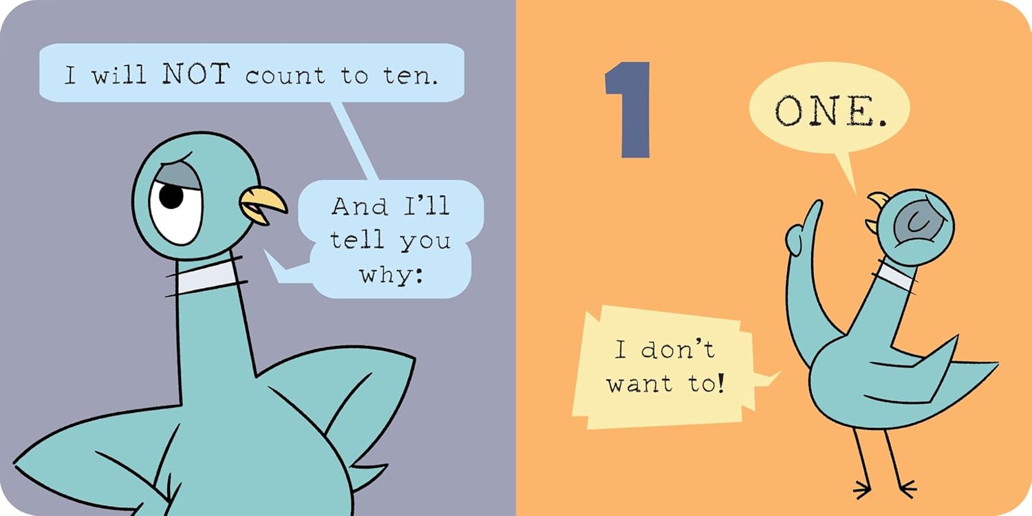 The Pigeon Won't Count To 10! Board Book - Just Fabulous Palm Springs