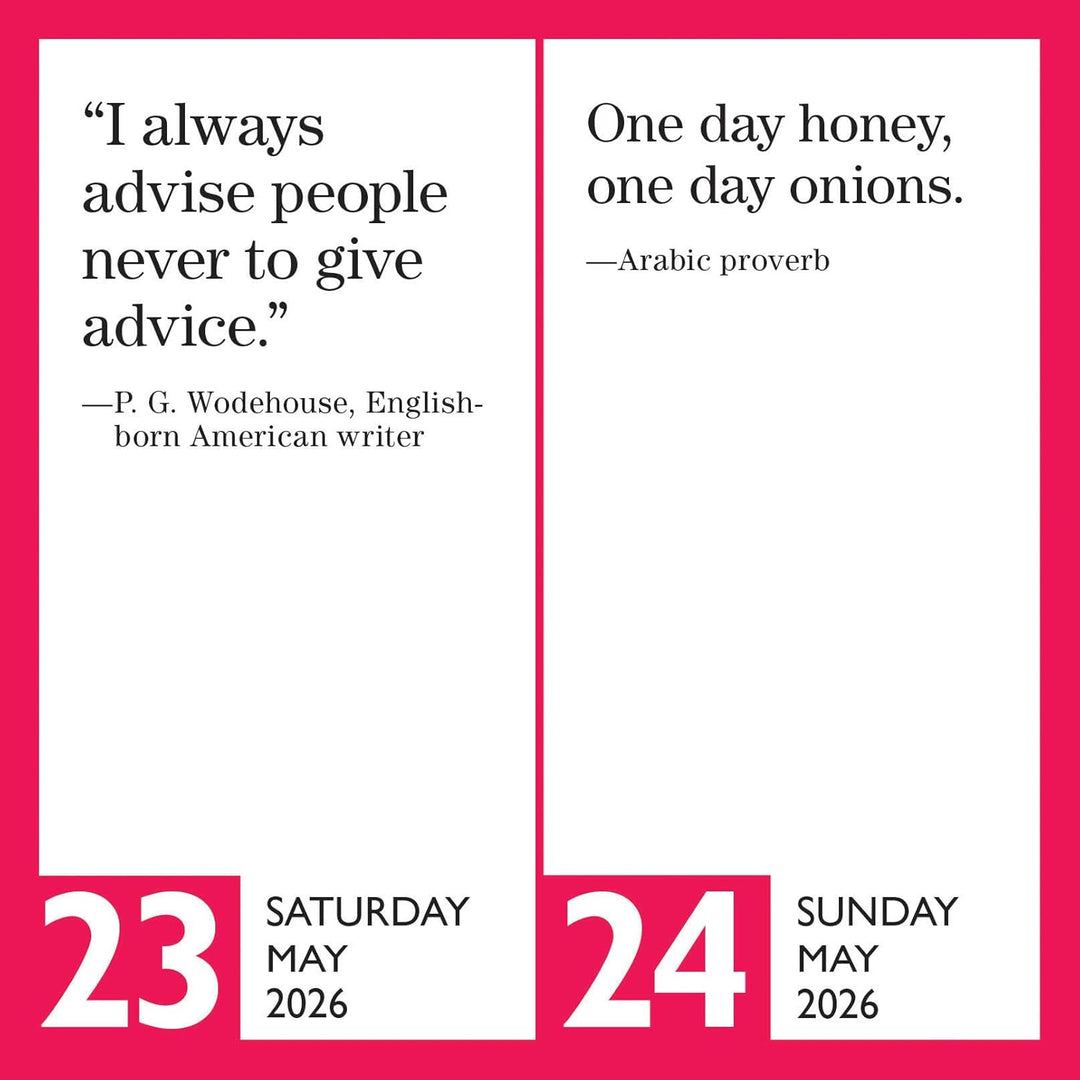 Page-A-Day Calendar 2026: Keep Calm And Carry On