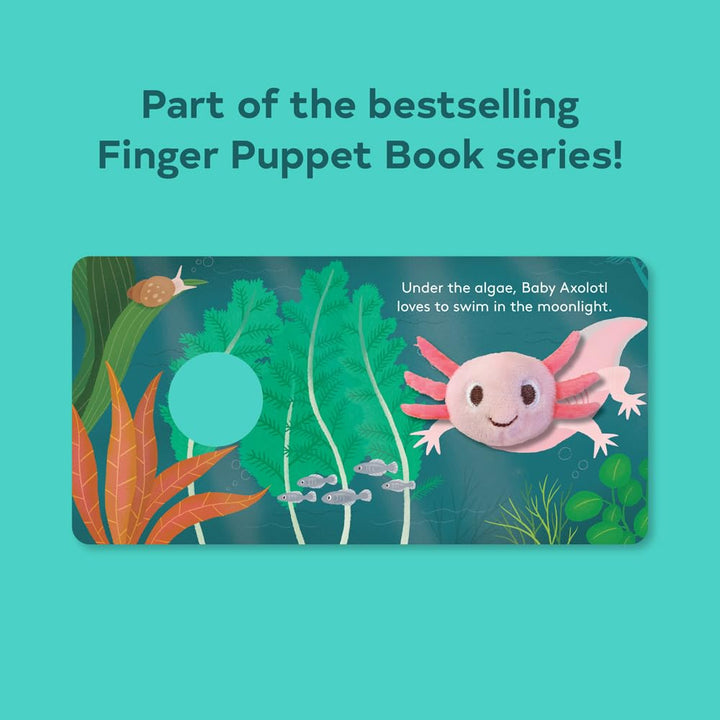 Baby Axolotl Finger Puppet Book