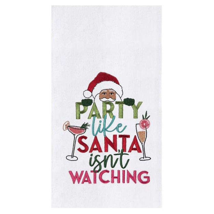Party Like Santa Kitchen Towel