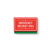 Emergency Holiday IOUs Card Set