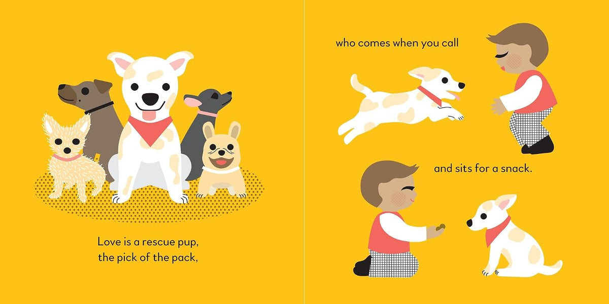 Love Is A Puppy: A Board Book