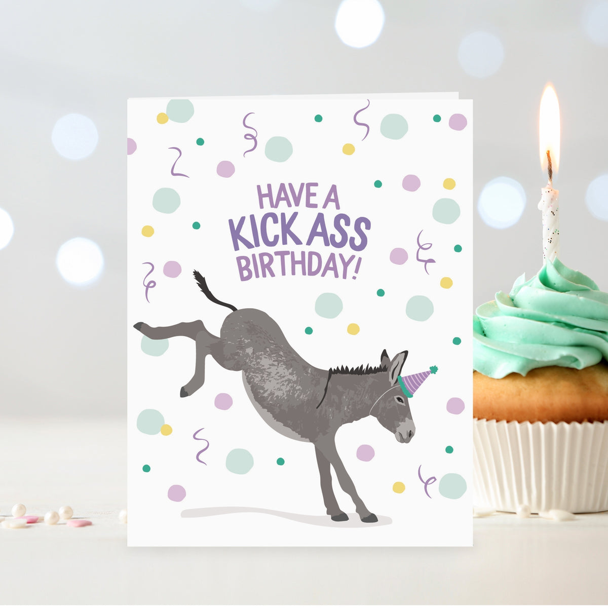 Kick Ass Birthday Card