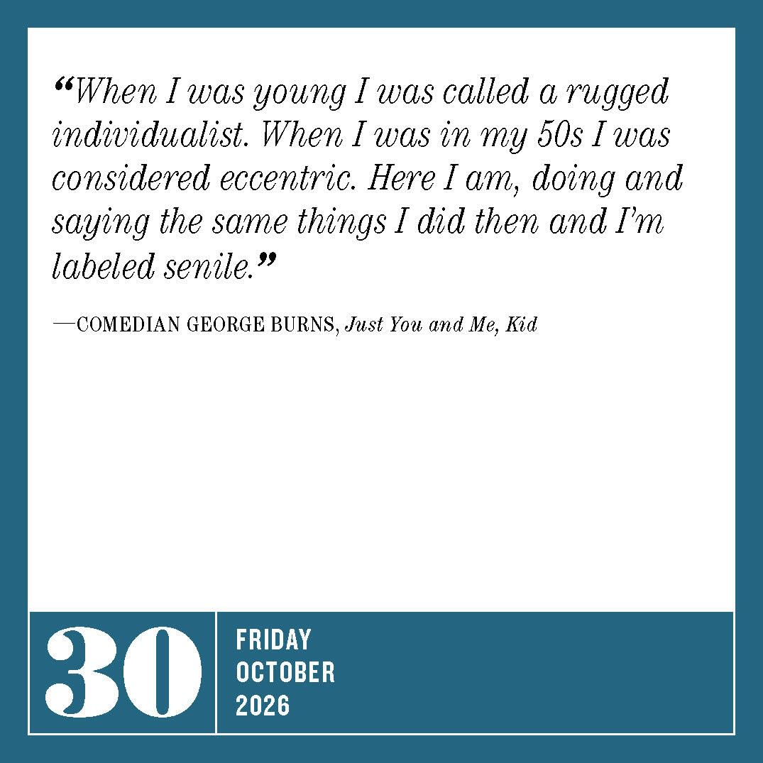 Page-A-Day Calendar 2026: Unforgettable Senior Moments