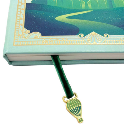 Wicked Emerald City Journal With Ribbon Charm