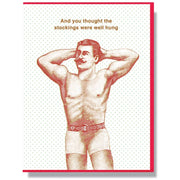 Well Hung Holiday Card