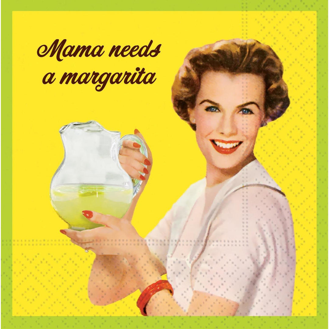 Mama Needs A Margarita Beverage Napkins - Just Fabulous Palm Springs