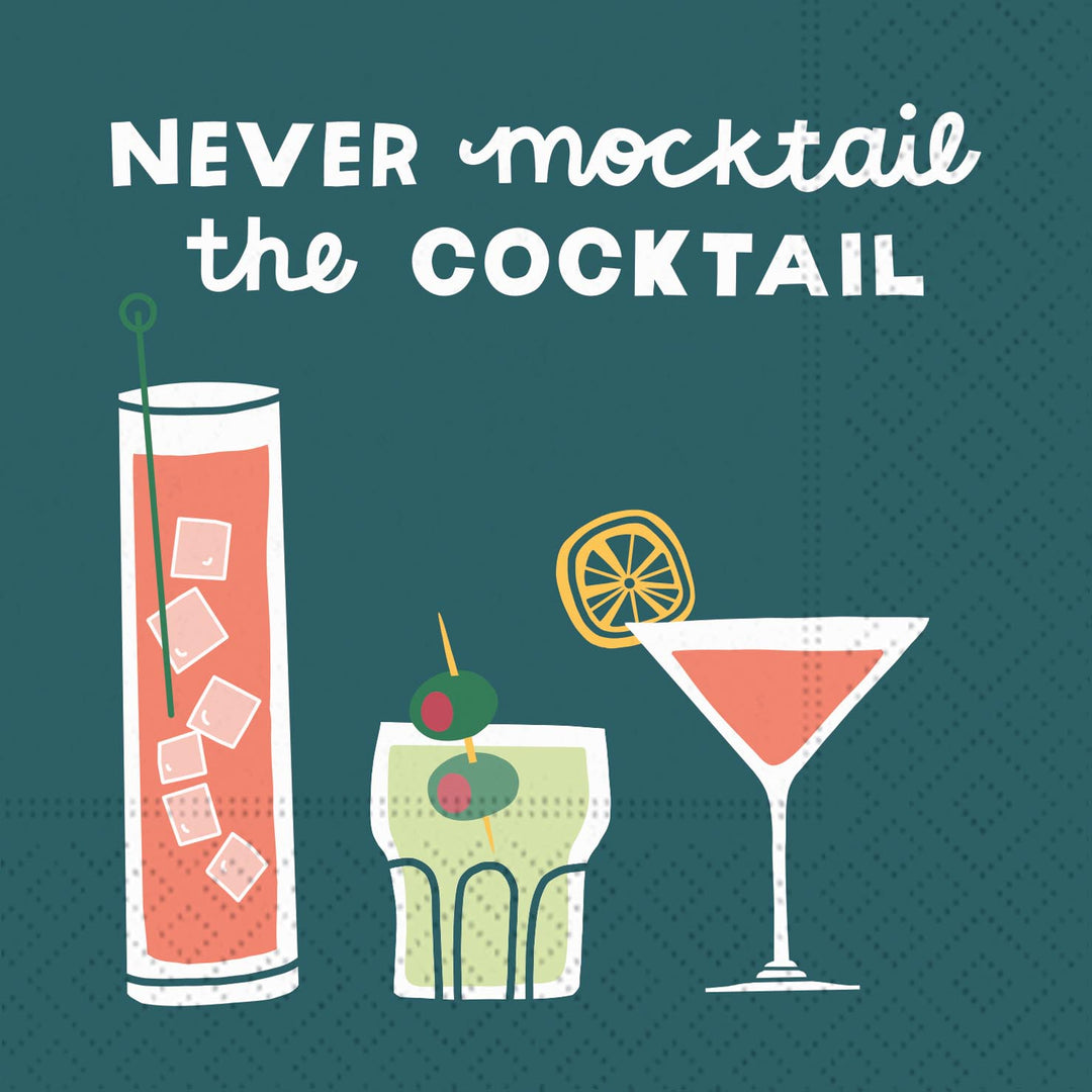 Never Mocktail Beverage Napkins