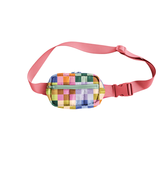 Bold Checker Hip Bag - Small