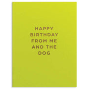 Me And The Dog Birthday Card - Just Fabulous Palm Springs