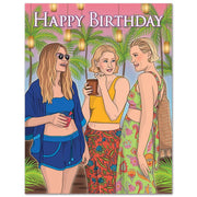 Card: White Lotus Unhinged Birthday