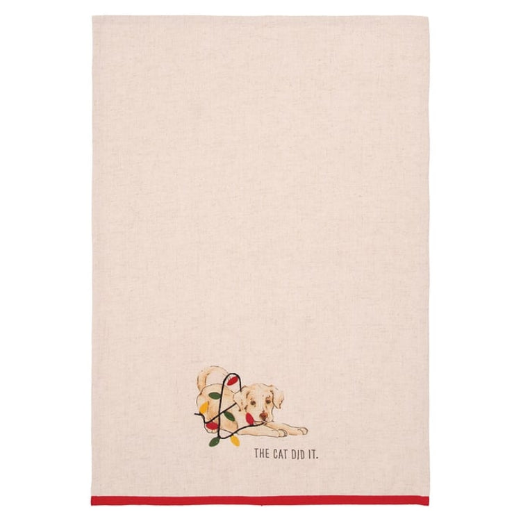 Tangled Lights Lab Kitchen Towel