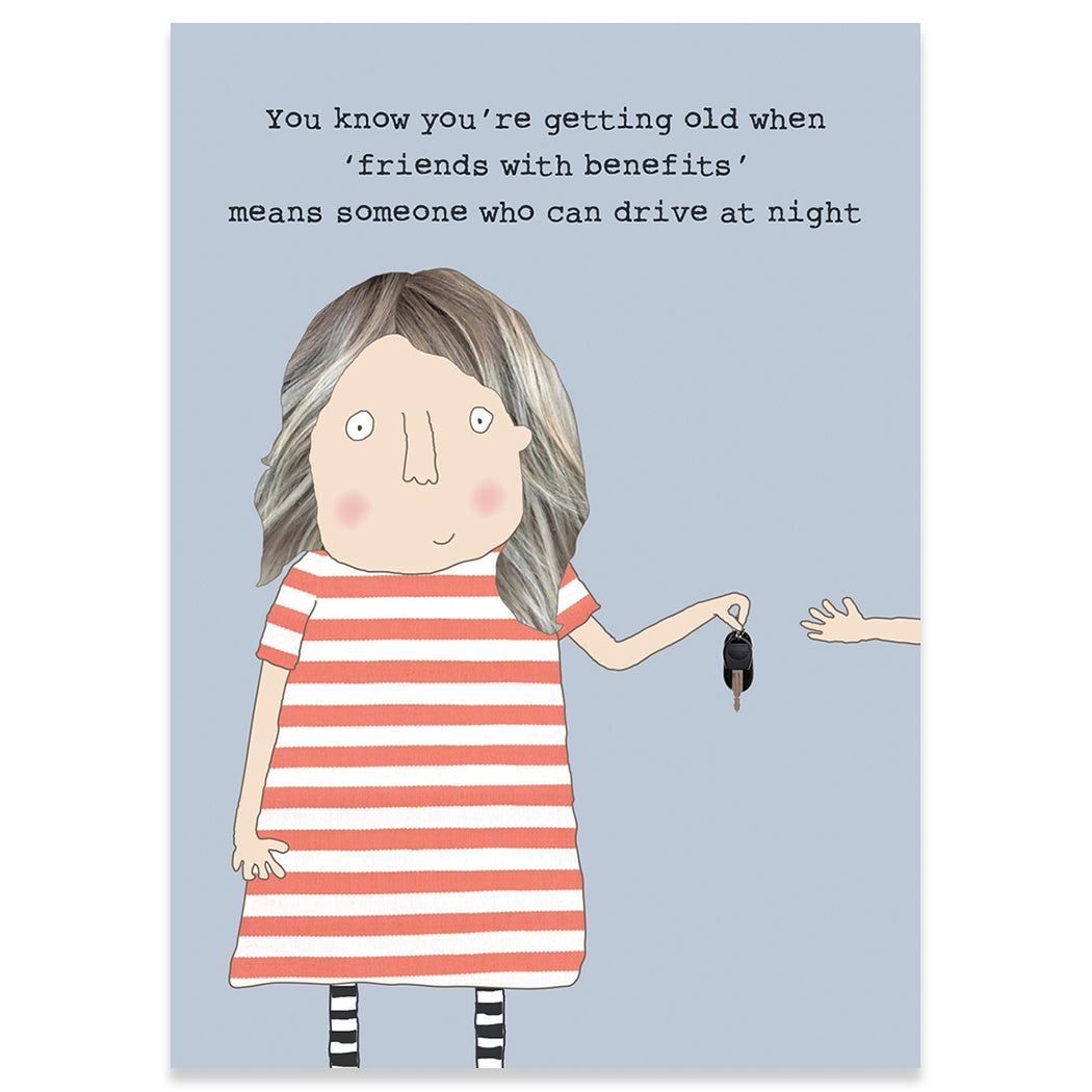 Friends With Benefits Birthday Card - Just Fabulous Palm Springs