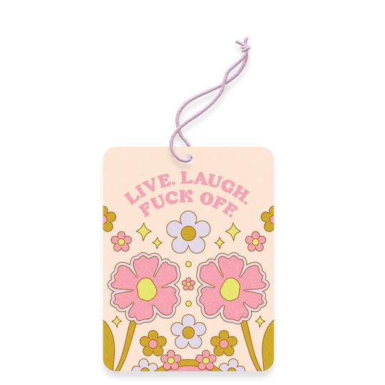 Air Freshener - Live Laugh