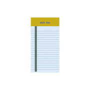 Shit List Tearaway Notepad