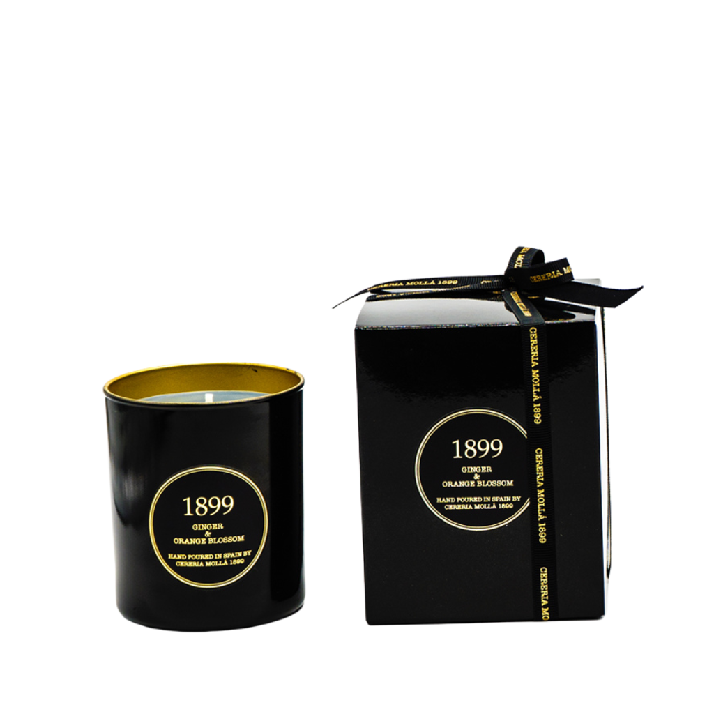 Ginger & Orange Blossom Black & Gold 8 Oz. Candle