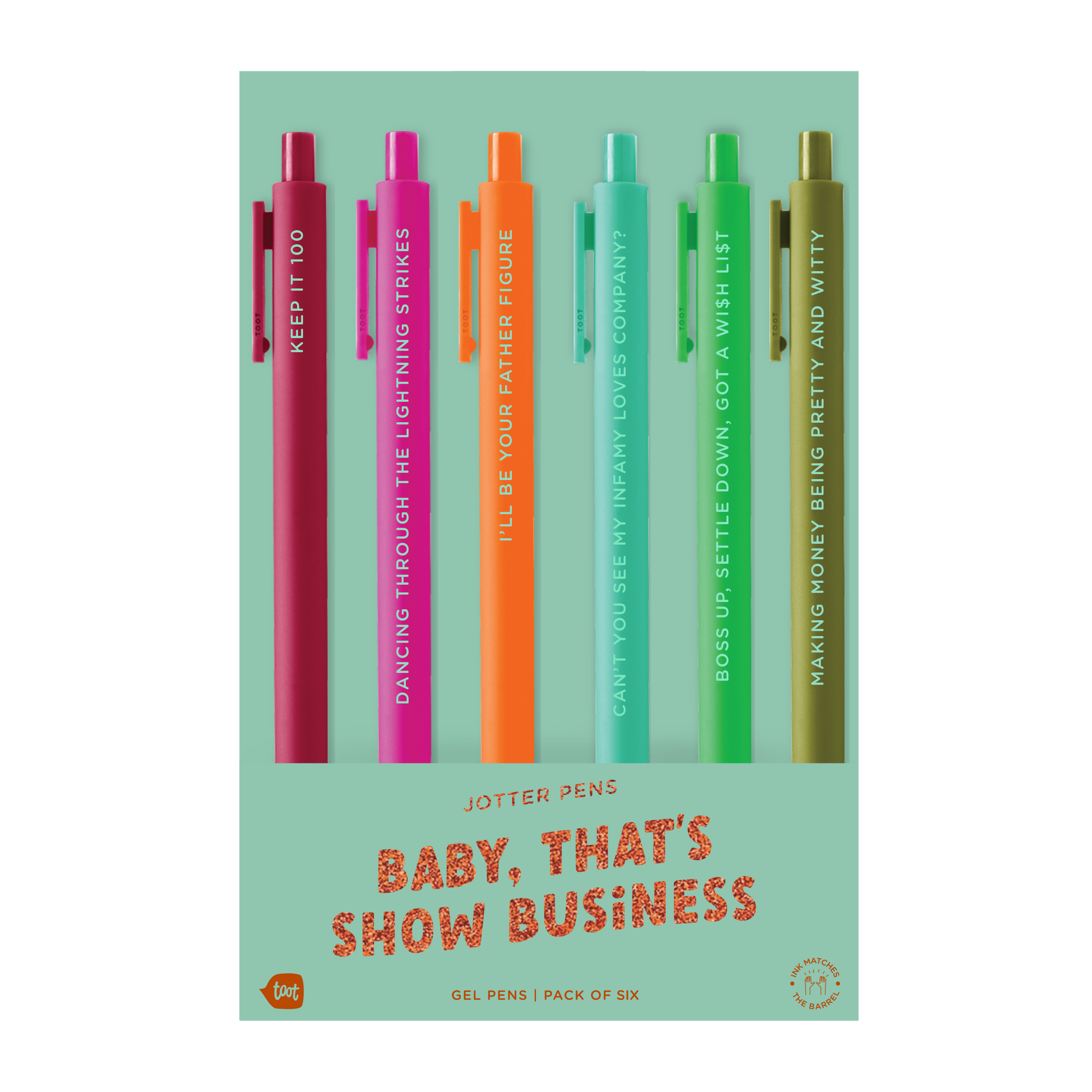 The Life Of A Showgirl Jotter Set