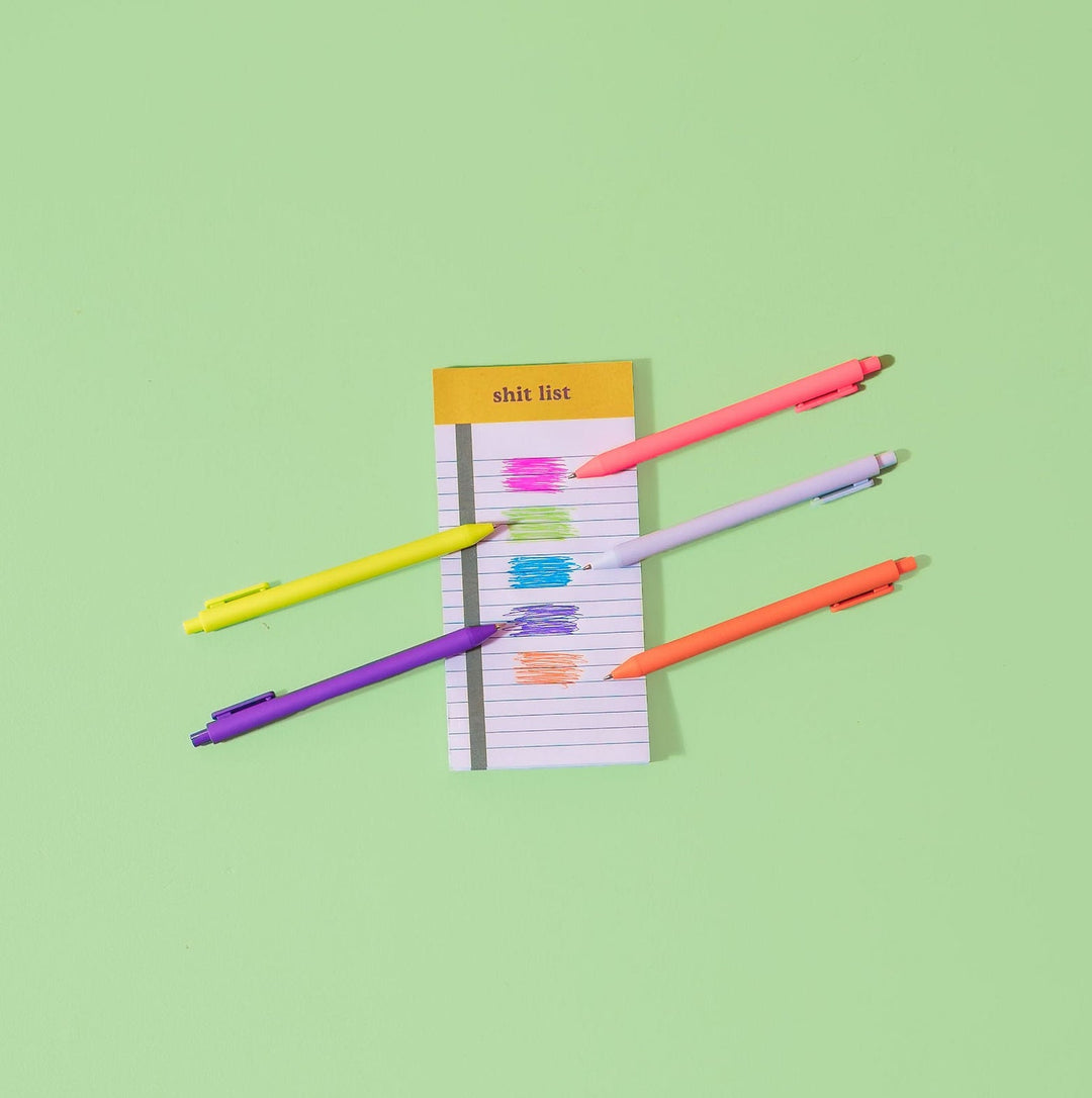 Shit List Tearaway Notepad