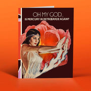 Mercury Retrograde Greeting Card