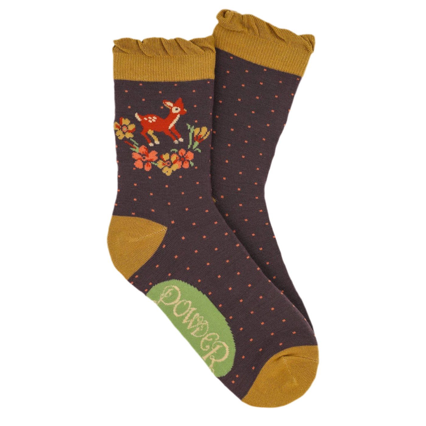 Vintage Fawn Ankle Socks