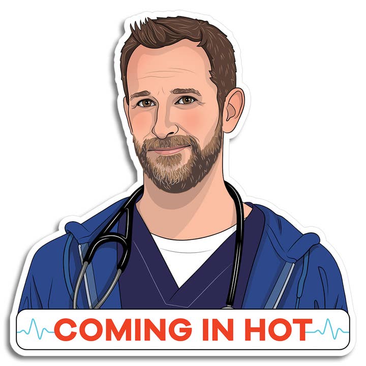 Die Cut Sticker: The Pitt Coming In Hot