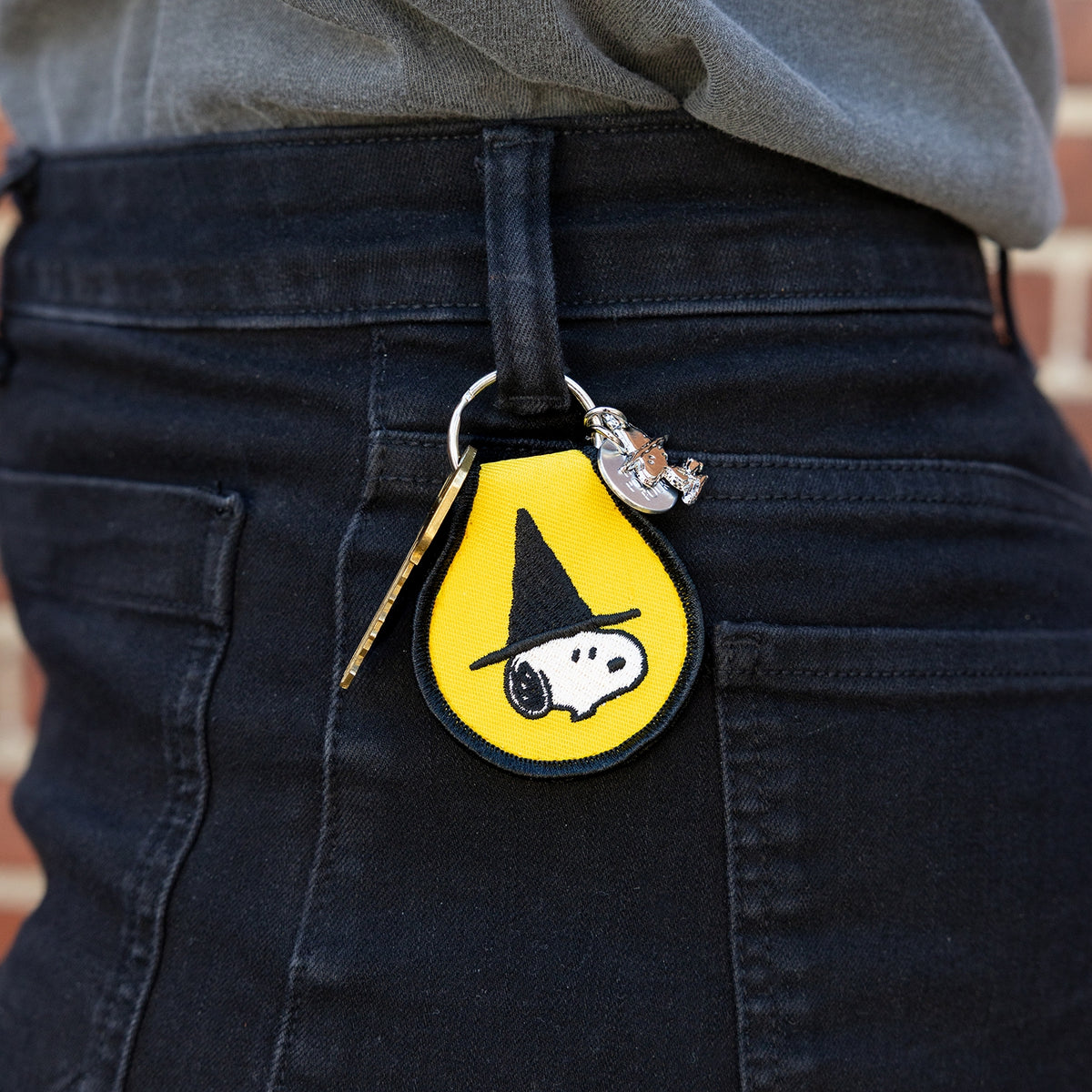 Peanuts® Halloween - Snoopy Witch Patch Keychain