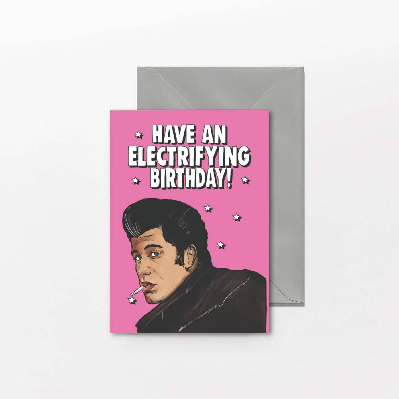 Have An Electrifying Birthday Grease Birthday Card